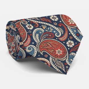 Cravate Foulard occidental à motif Paisley