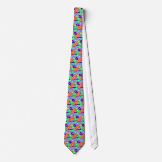 Cravate Foulard Paisley Fou (Devant)