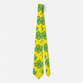 Cravate Four Leaf Clover Green Irish (Devant)