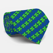 Cravate Four Leaf Clovers St. Patrick's Day Lucky (Roulé)
