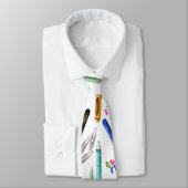 Cravate Fournitures scolaires motif (Attaché)