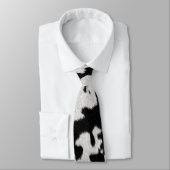 Cravate Fourrure dalmatienne unique (Attaché)