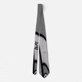 Cravate Fox Design d'art moderne en argent (Dos)