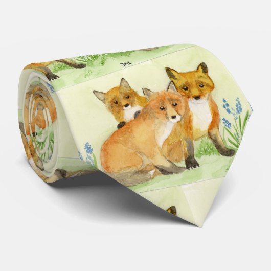 Cravate Fox Kits (Roulé)