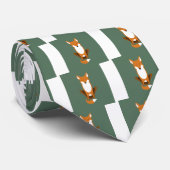 Cravate Fox se reposant (Roulé)