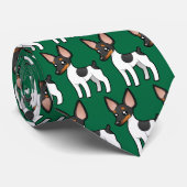 Cravate Fox Terrier de Rat terrier/jouet de bande dessinée (Roulé)