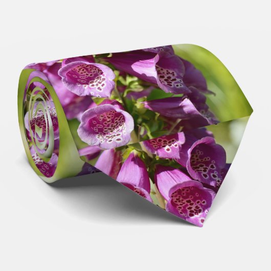 Cravate Foxglove pourpre (Roulé)