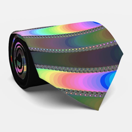 Cravate Fractage Art déco (Roulé)