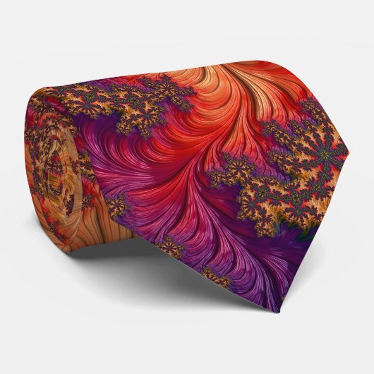 Cravate Fractal éblouissant (Roulé)