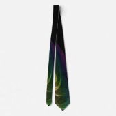 Cravate Fractals on black multicolor many to chose (Dos)