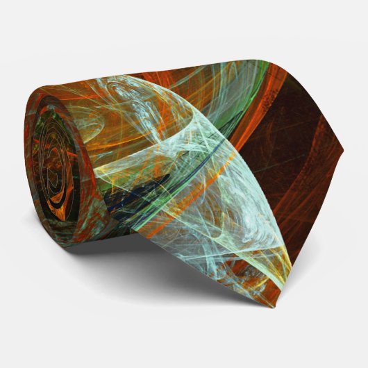 Cravate Fractionner l'art Abstrait (Roulé)