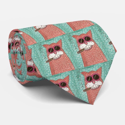 Cravate fraîche de chat (Roulé)