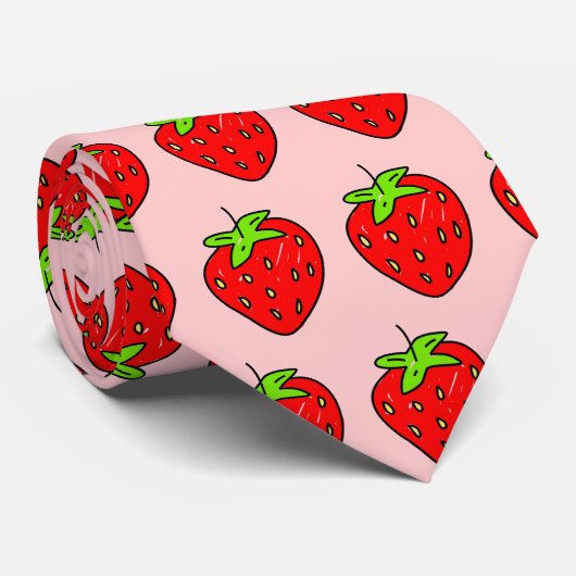 Cravate Fraise (Roulé)