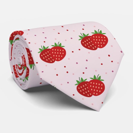 Cravate Fraise (Roulé)