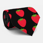 Cravate Fraise rouge (Roulé)