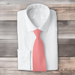 Cravate Fraise solide couleur rose clair<br><div class="desc">Solide Watermelon couleur rose clair design.</div>
