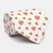 Cravate Fraises (Roulé)
