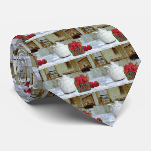 Cravate Fraises (Roulé)