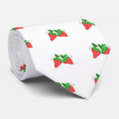 Cravate Fraises Douces (Roulé)