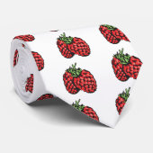 Cravate framboise (Roulé)