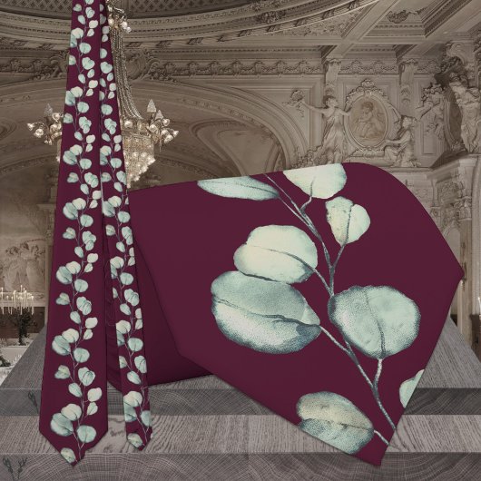 Cravate Framboise rouge b