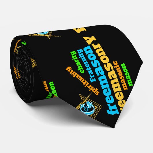 Cravate Franc-maçonnerie (Roulé)