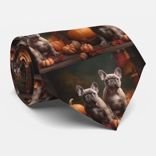 Cravate Français Chien Chien Chien Chien Chien Puppy Autom (Roulé)
