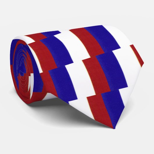 Cravate française de drapeau (Roulé)