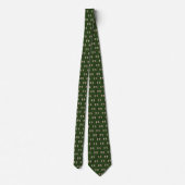Cravate française Gentoo (Vert foncé) (Dos)