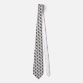 Cravate française pingouin (gris clair) (Devant)
