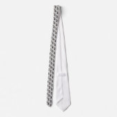 Cravate française pingouin (gris clair) (Dos)