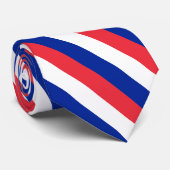 Cravate France Cravates, mode Drapeau français (Roulé)