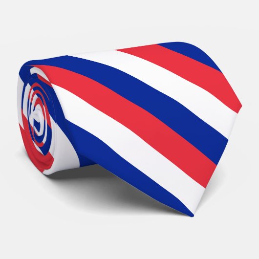 Cravate France Cravates, mode Drapeau français (Roulé)