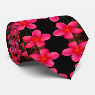 Cravate Frangipani Plumeria