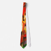 Cravate Franz Marc Les Renards Red Fox Art Moderne Peintur (Devant)