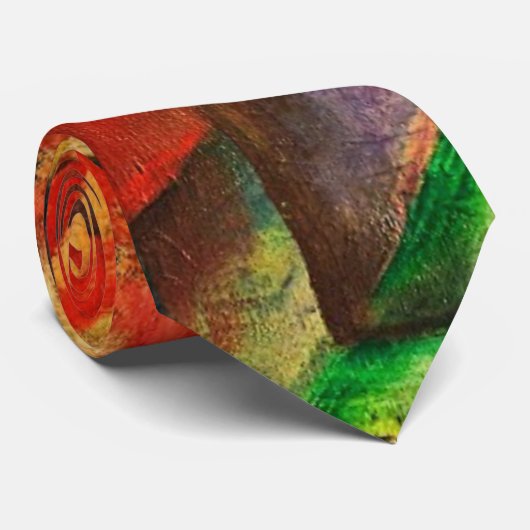 Cravate Franz Marc Les Renards Red Fox Art Moderne Peintur (Roulé)