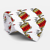 Cravate Frappez le tambour (Roulé)