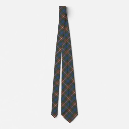 Cravate Fraser Chasse Ancien Tartan écossais (Dos)