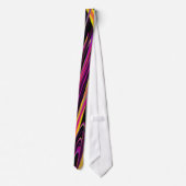 Cravate Freak Drapeau Psychedelic Hippy Couture (Dos)