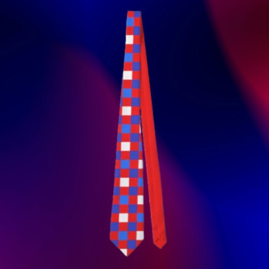 Cravate Freedom Blocks – Independence Day Necktie