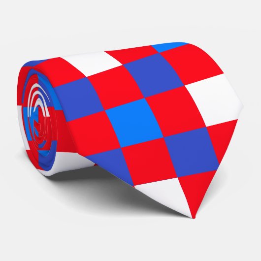 Cravate Freedom Blocks – Independence Day Necktie (Roulé)