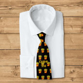 Cravate French Fries Pattern Neck Tie