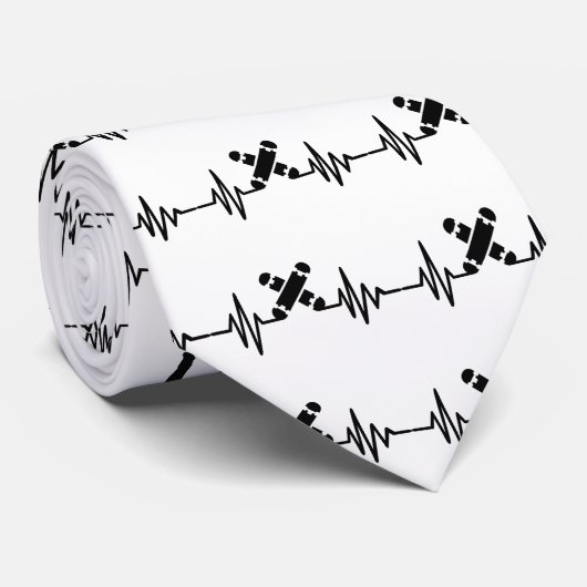 Cravate Fréquence du skate (Roulé)