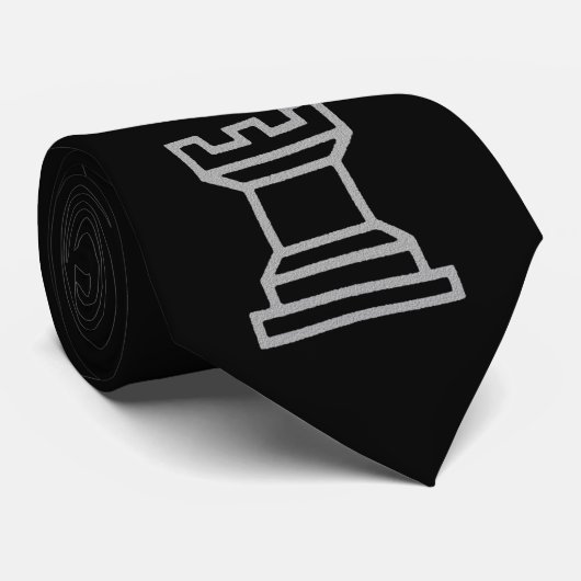 Cravate Freux de jeu d'échecs (Roulé)