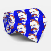 Cravate Friedrich Nietzsche Portrait -Illustration graphiq (Roulé)