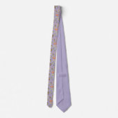 Cravate FRIENDS™ | Motif d'icône violet (Dos)