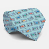 Cravate FRIENDS™ | The One With Video Tape Pattern (Roulé)