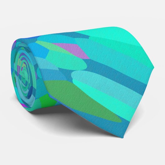 Cravate Fringe Confetti Blues (Roulé)