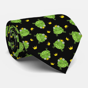 Cravate Frog Cartoon Pattern