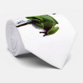 Cravate Froggy ! - _Verte de grenouille (Roulé)